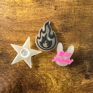 Bad bunny croc charms